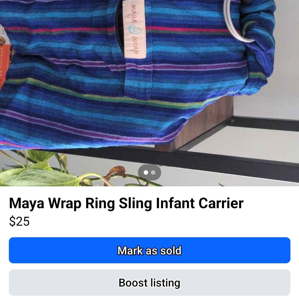 Colorful Striped Infant Carrier